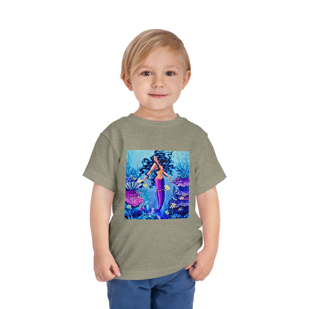 Mermaid Toddler Tee — Colorful Underwater Ocean Playtop
