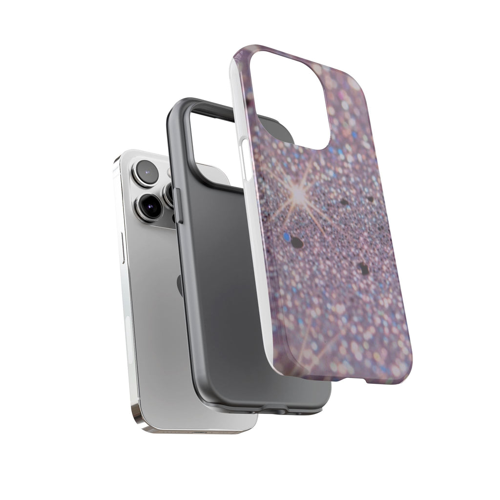 Sparkling Pink Glitter Tough Phone Case