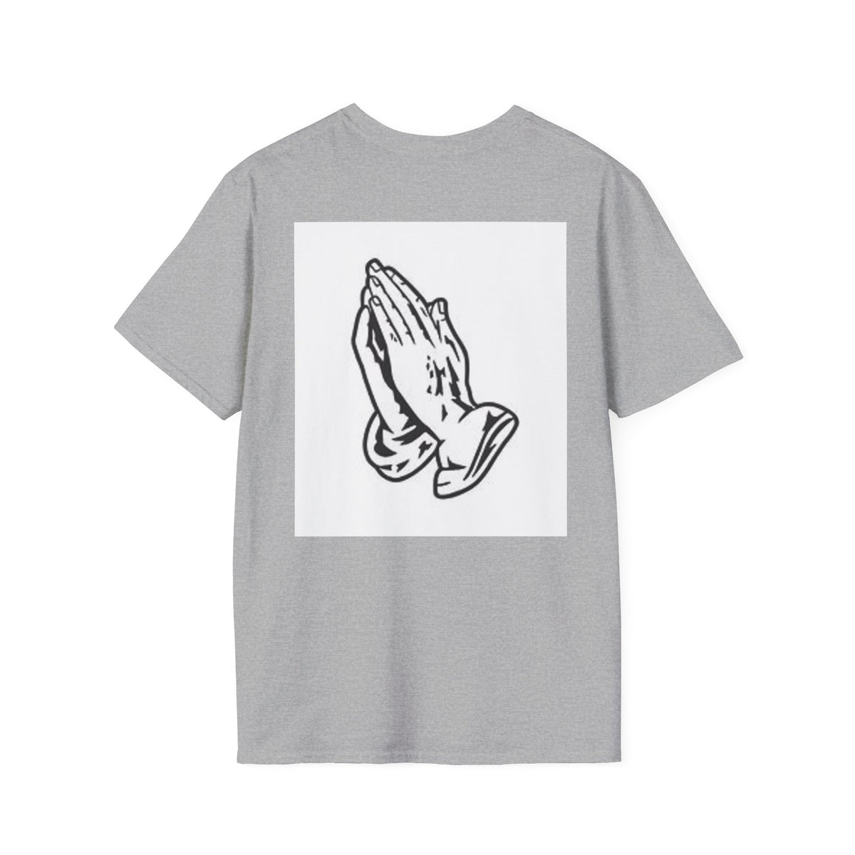 Praying Hands T-Shirt — Vintage Prayer Graphic Tee for Faith & Spiritual Style