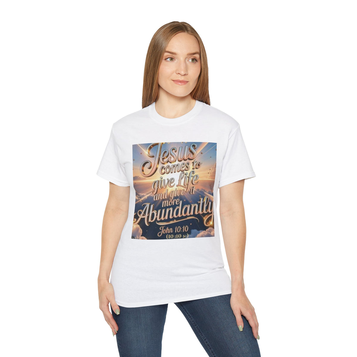 Jesus Comes to Give Life Tee — John 10:10 Inspirational Christian T‑Shirt