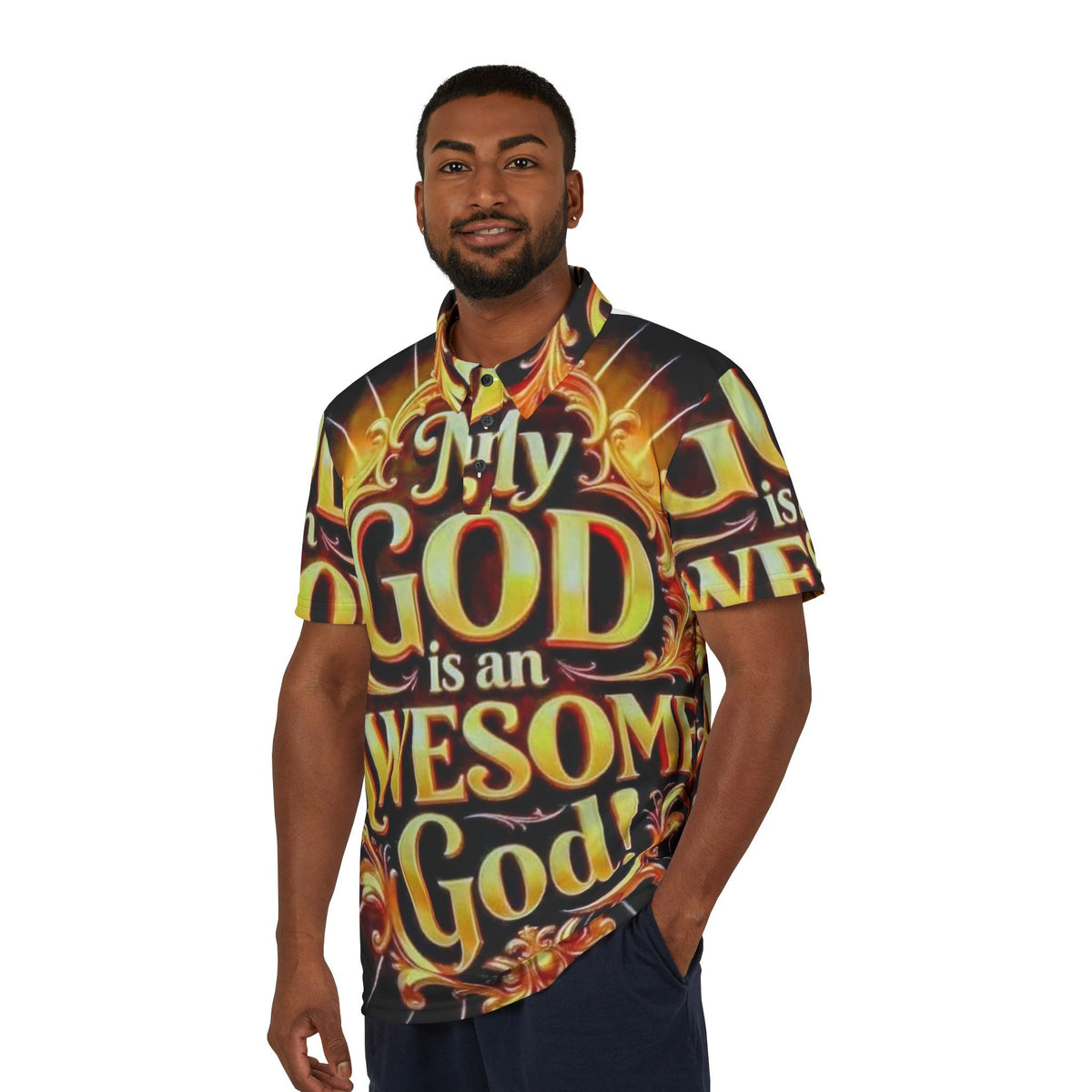 My God Is an Awesome God Polo