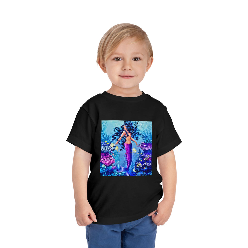 Mermaid Toddler Tee — Colorful Underwater Ocean Playtop