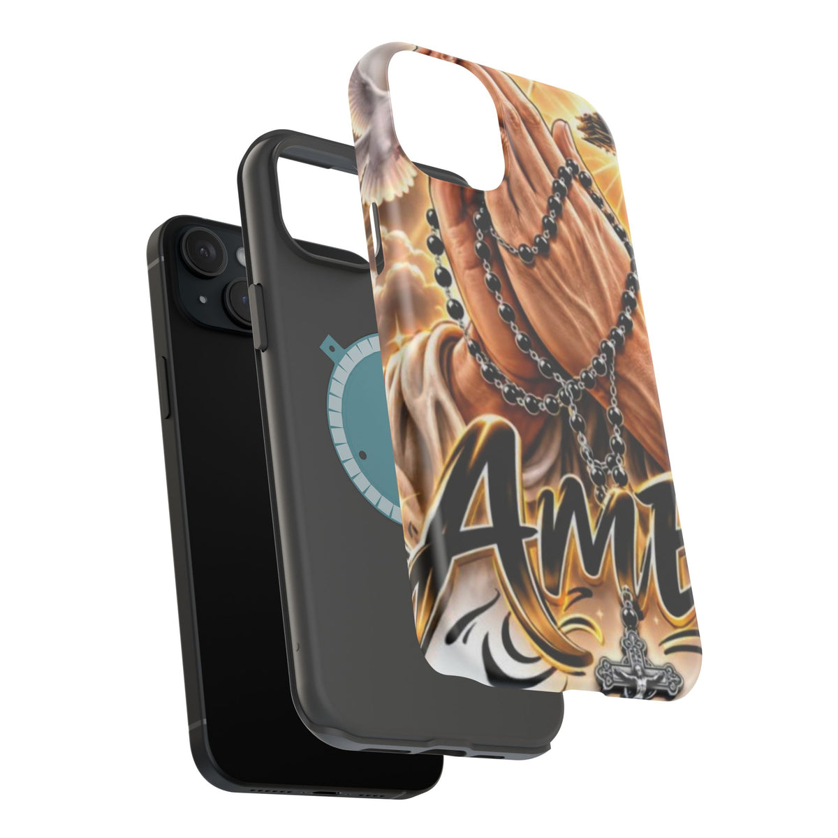 Praying Hands Rosary Magnetic Impact Phone Case