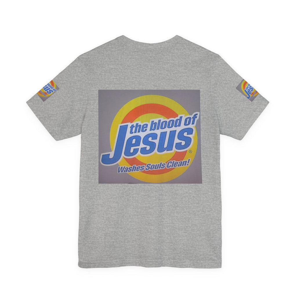 Christian T-Shirt - "The Blood of Jesus Washes Souls Clean" Graphic Tee