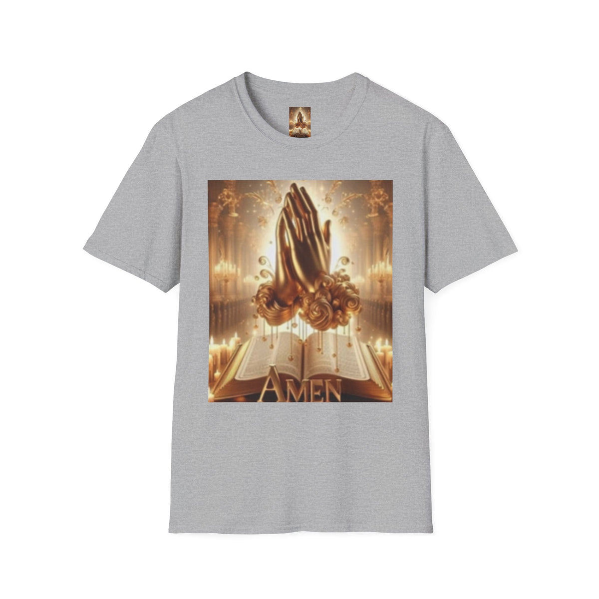 Prayer Hands T‑Shirt – "Amen" Spiritual Faith Tee