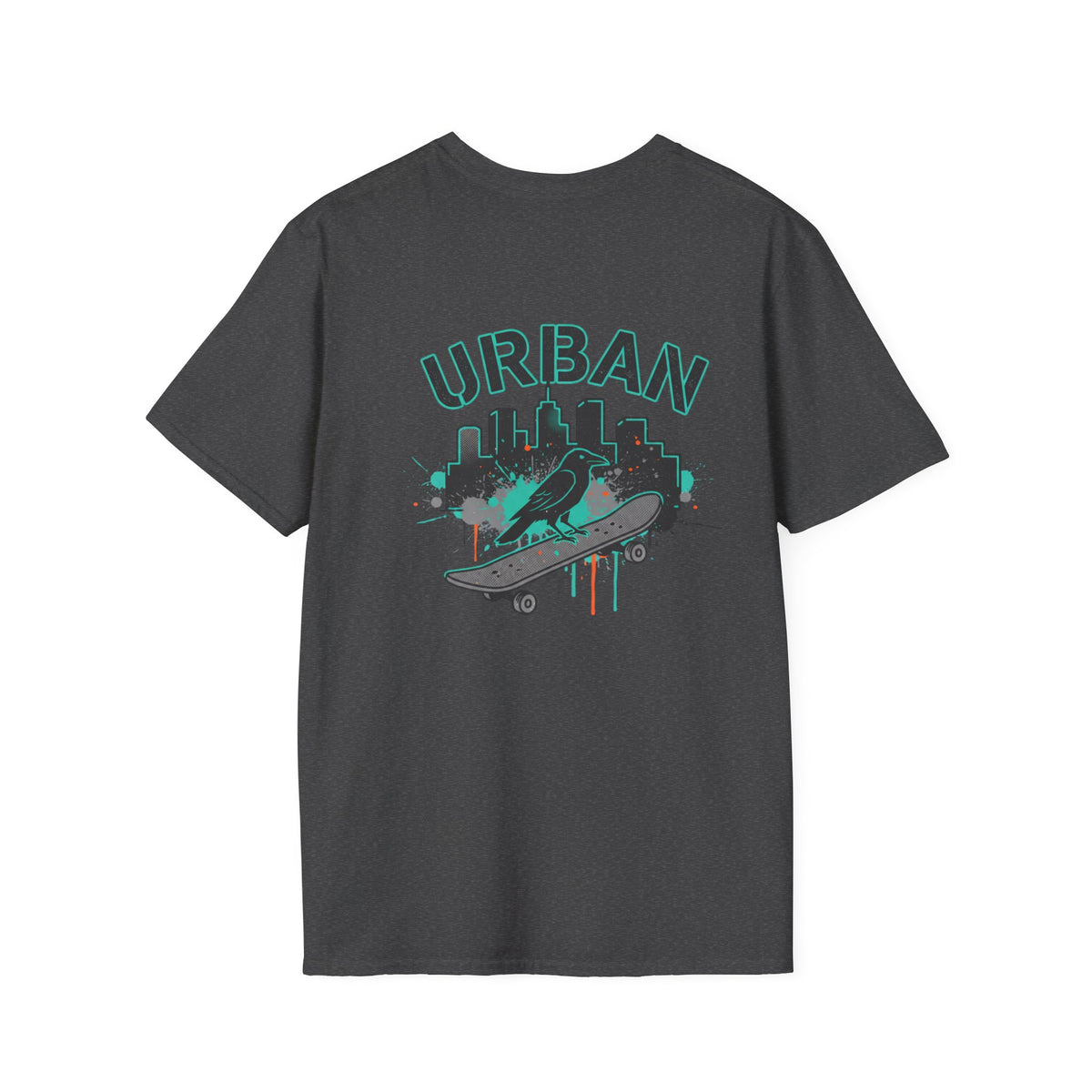 Urban Skateboard T-Shirt — City Skyline Skate Crew Tee