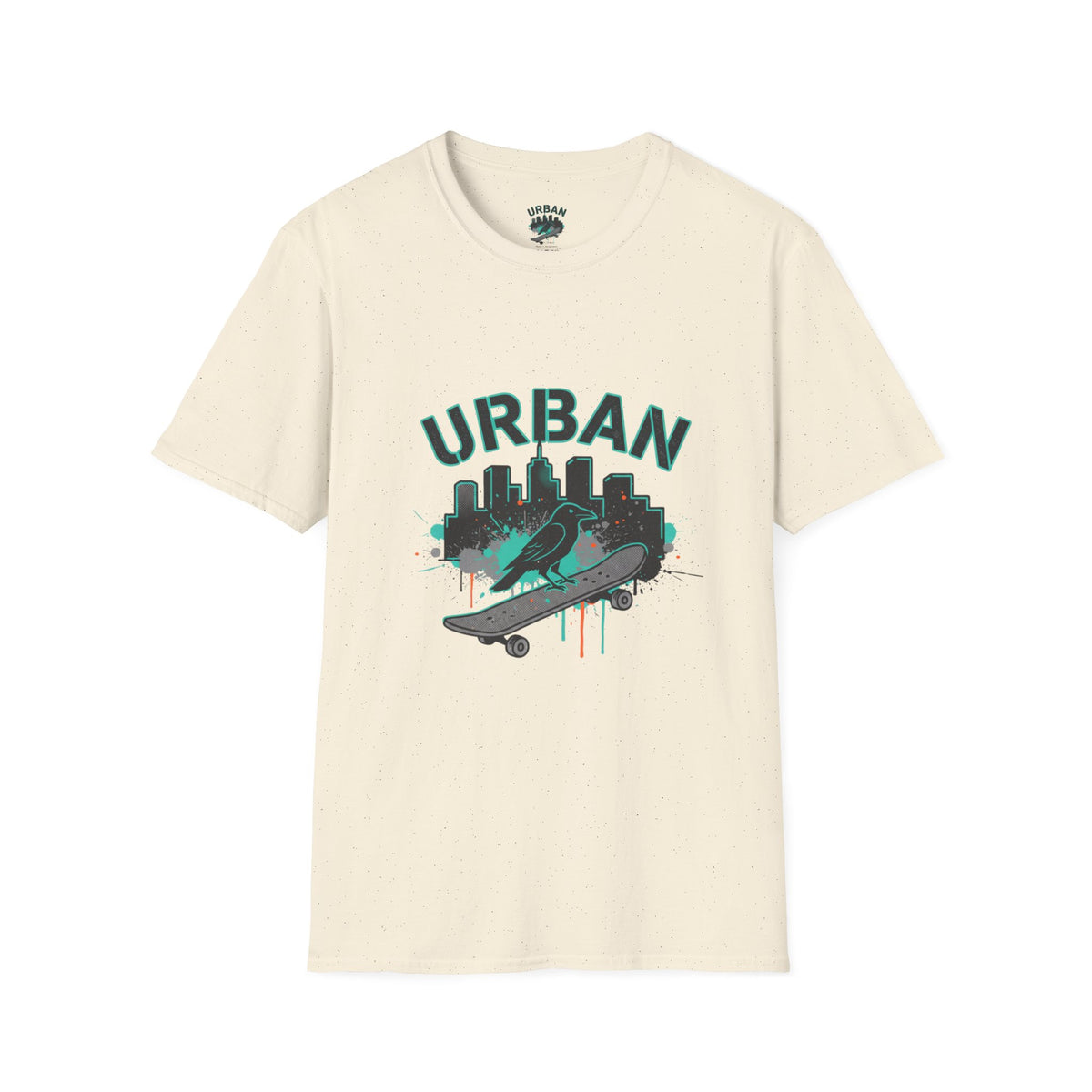 Urban Skateboard T-Shirt — City Skyline Skate Crew Tee
