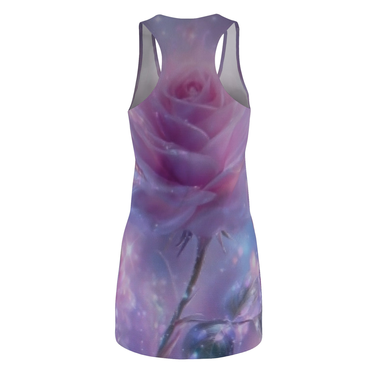 Racerback Dress — Dreamy Lavender Rose All-Over Print