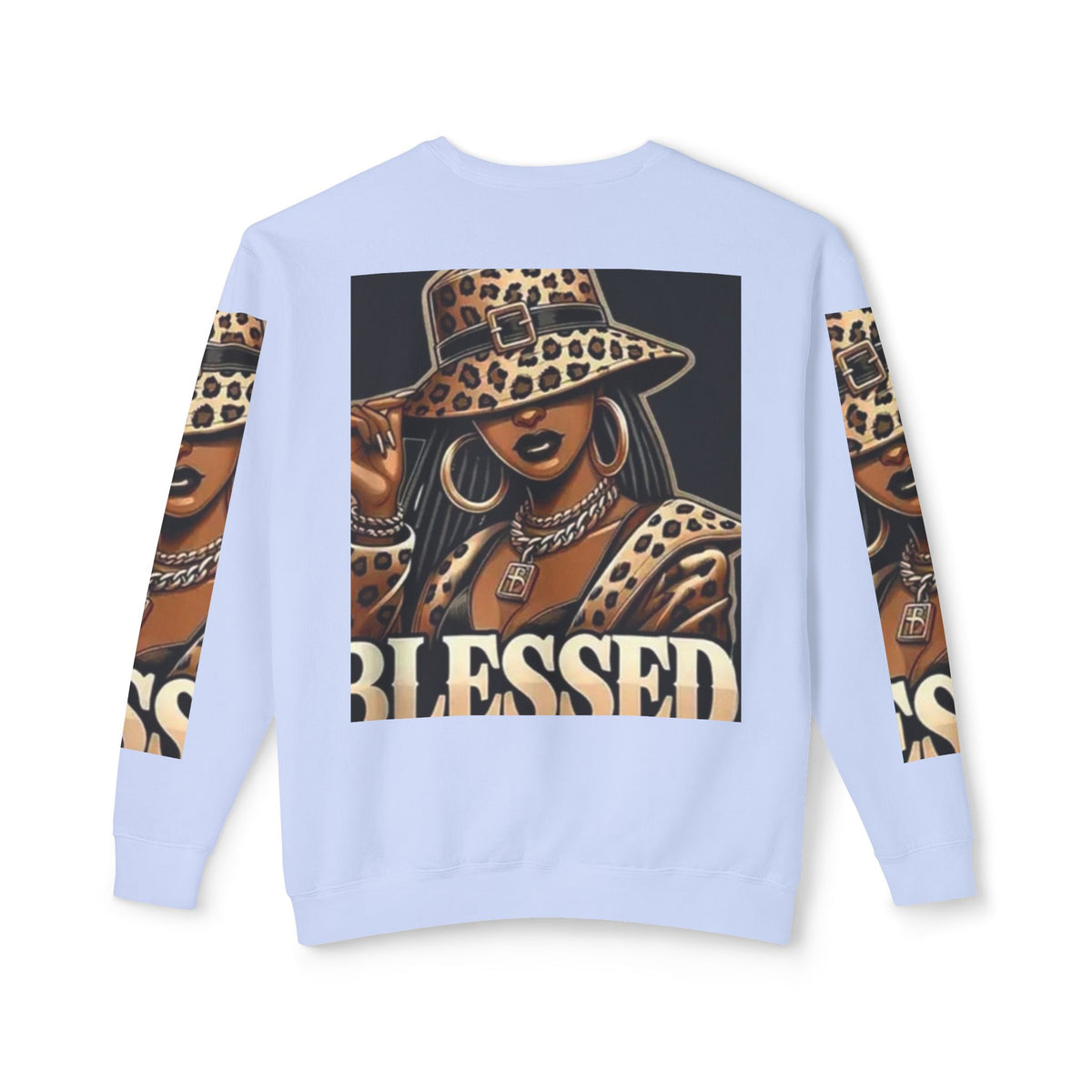 Blessed Leopard Femme Crewneck Sweatshirt