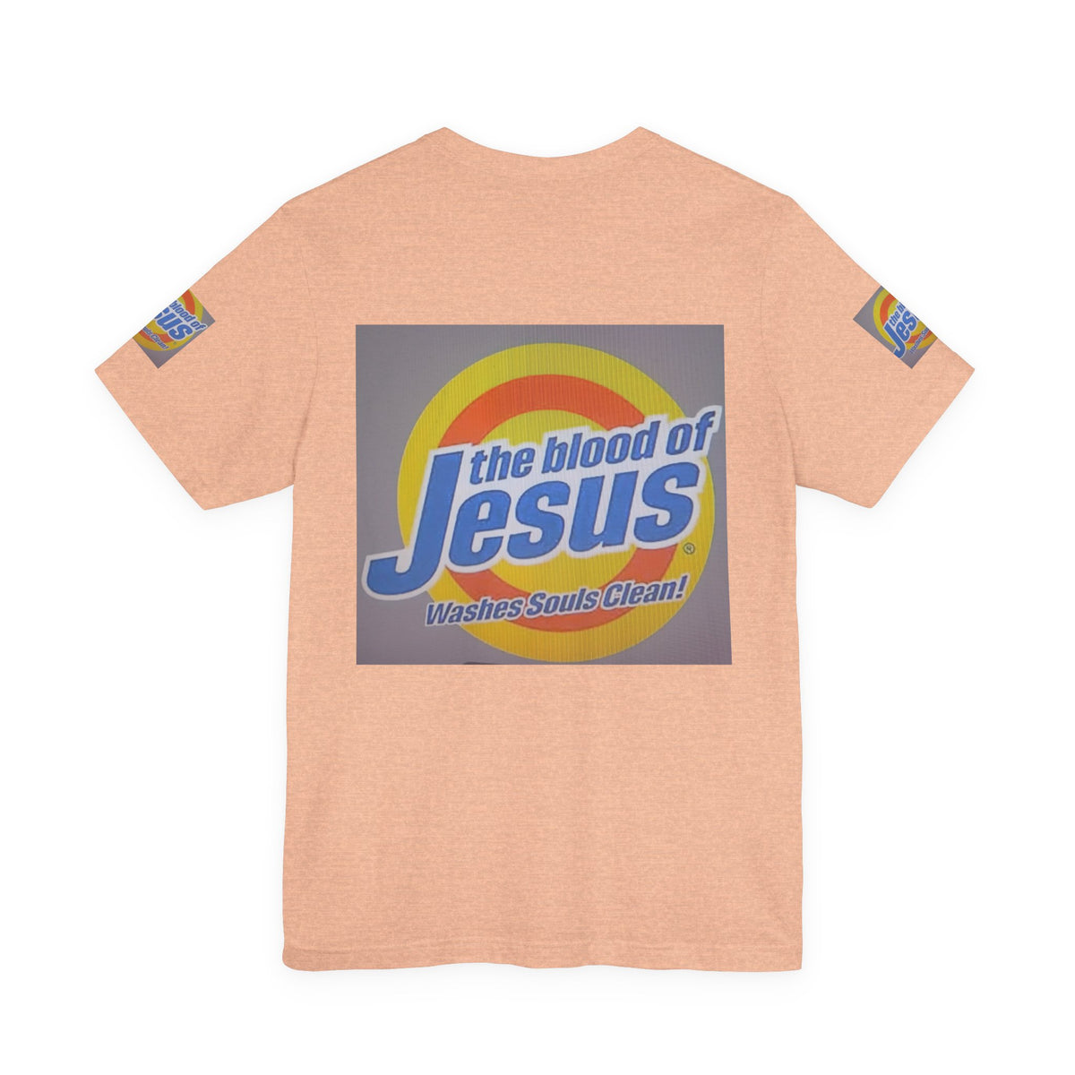Christian T-Shirt - "The Blood of Jesus Washes Souls Clean" Graphic Tee