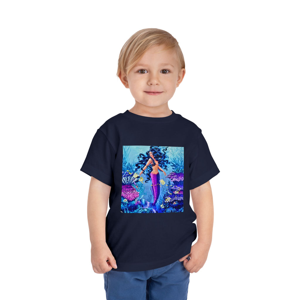 Mermaid Toddler Tee — Colorful Underwater Ocean Playtop