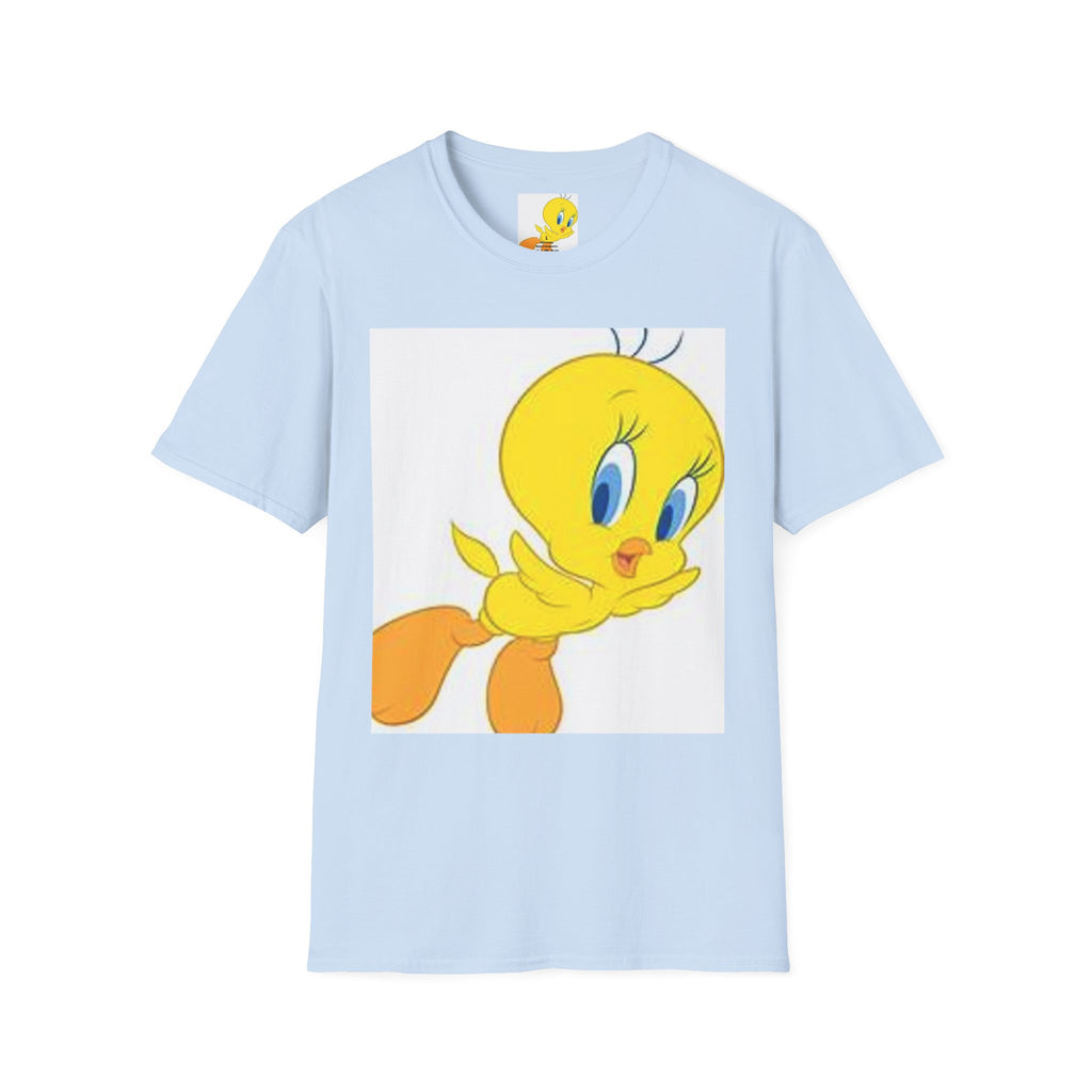 Cartoon Yellow Bird T-Shirt — Cute Tweety Graphic Tee