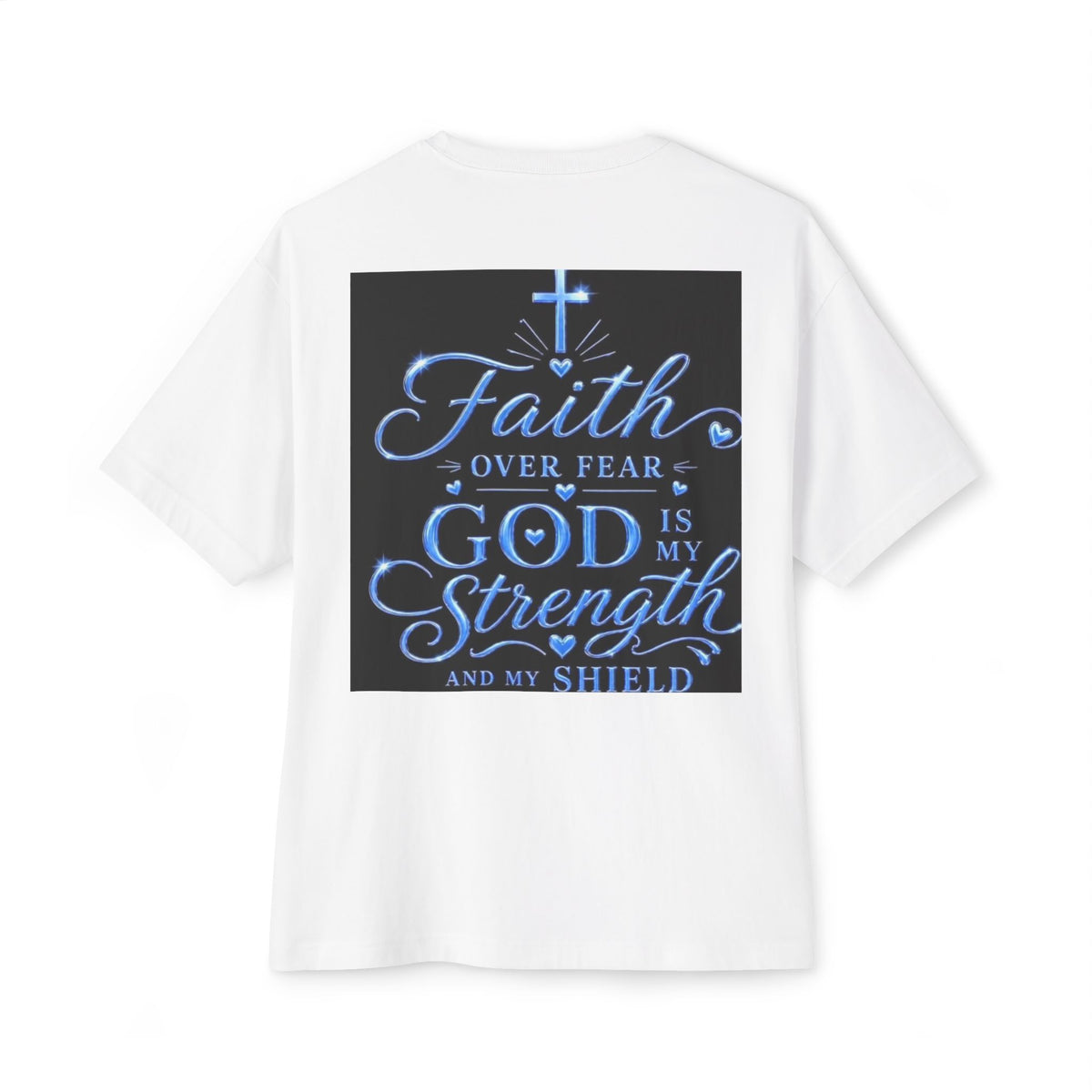 Faith Over Fear Tee — "God is My Strength" Christian T‑Shirt