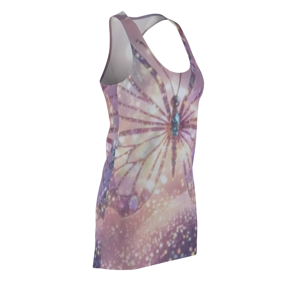Butterfly Dream Racerback Dress – Pastel Fairycore AOP