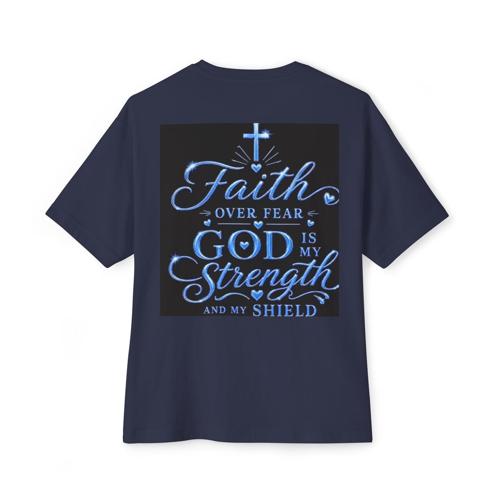 Faith Over Fear Tee — "God is My Strength" Christian T‑Shirt