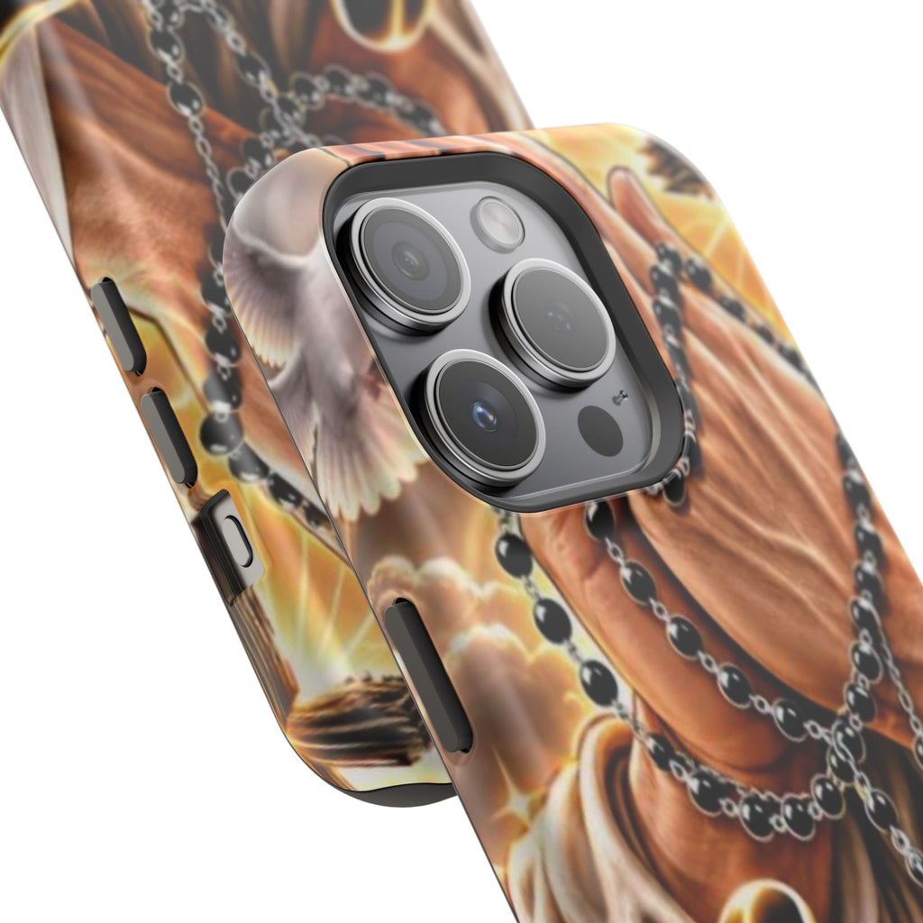 Praying Hands Rosary Magnetic Impact Phone Case