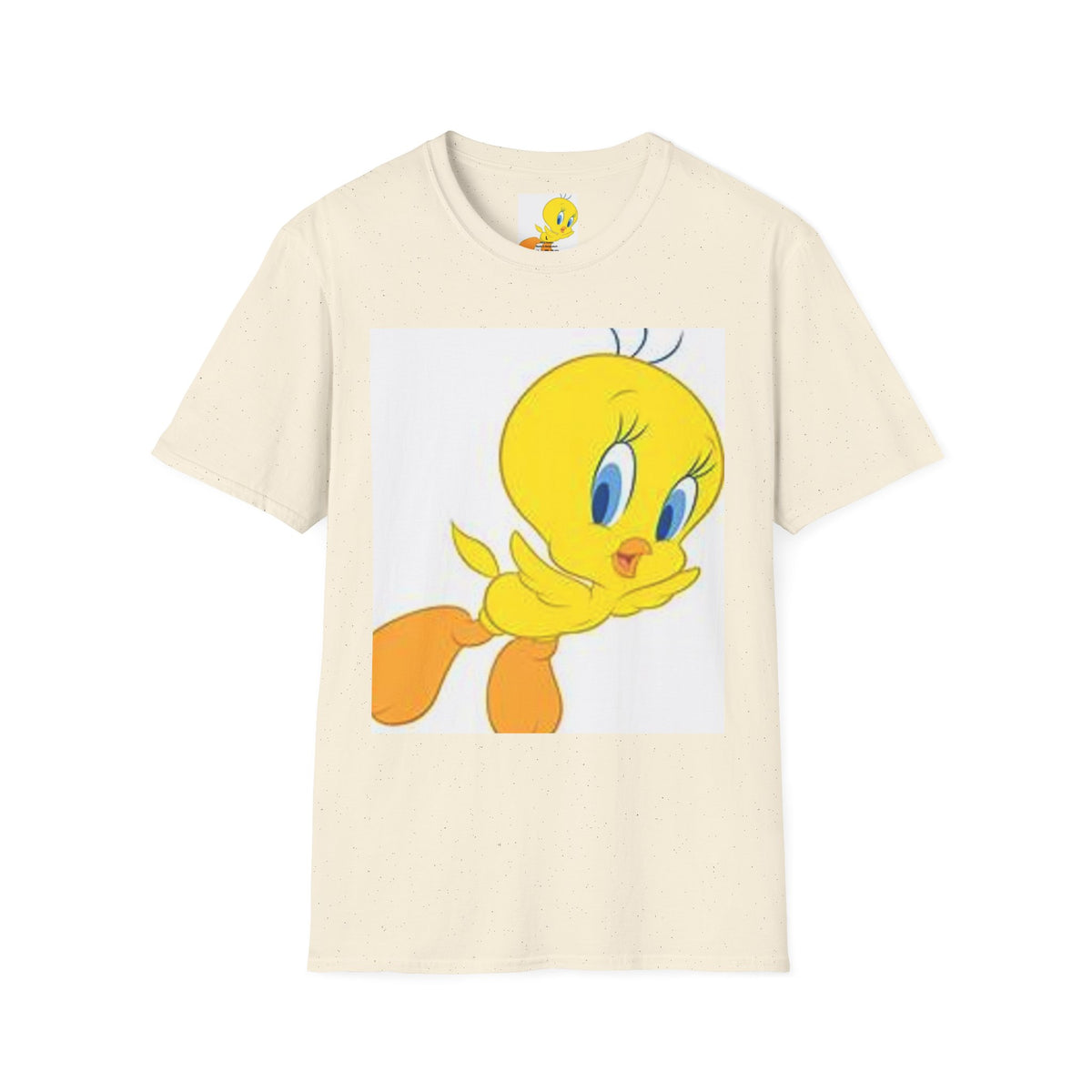 Cartoon Yellow Bird T-Shirt — Cute Tweety Graphic Tee