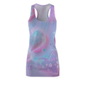 Pastel Heart Racerback Dress — Dreamy Galaxy Pastel All-Over Print