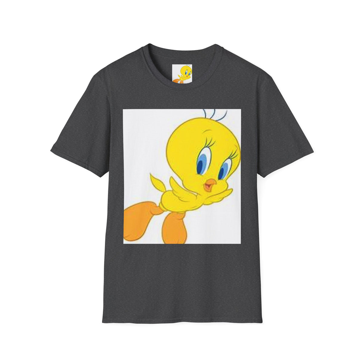Cartoon Yellow Bird T-Shirt — Cute Tweety Graphic Tee