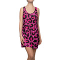 Pink Glitter Leopard Racerback Dress