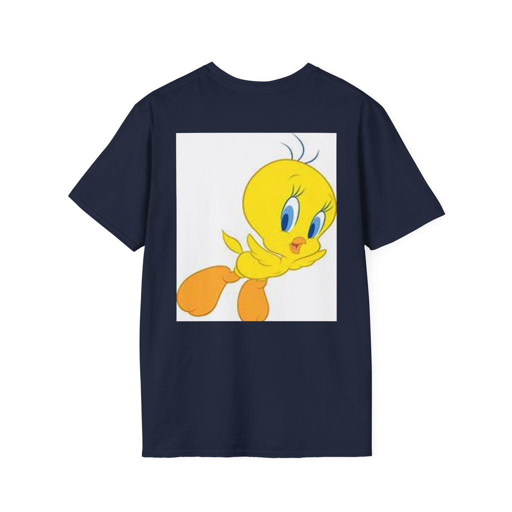 Cartoon Yellow Bird T-Shirt — Cute Tweety Graphic Tee