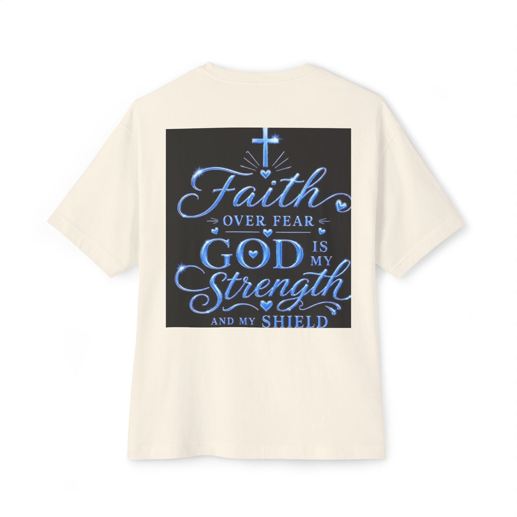 Faith Over Fear Tee — "God is My Strength" Christian T‑Shirt