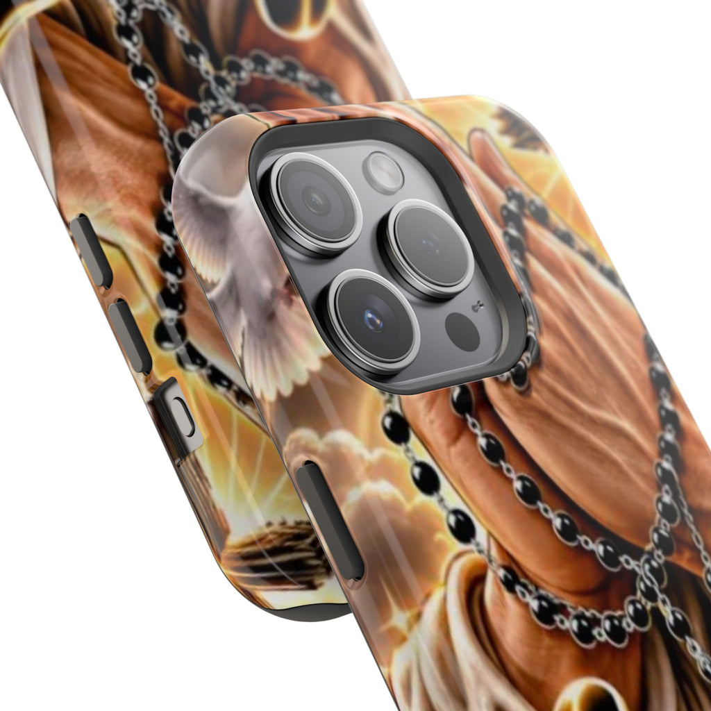 Praying Hands Rosary Magnetic Impact Phone Case