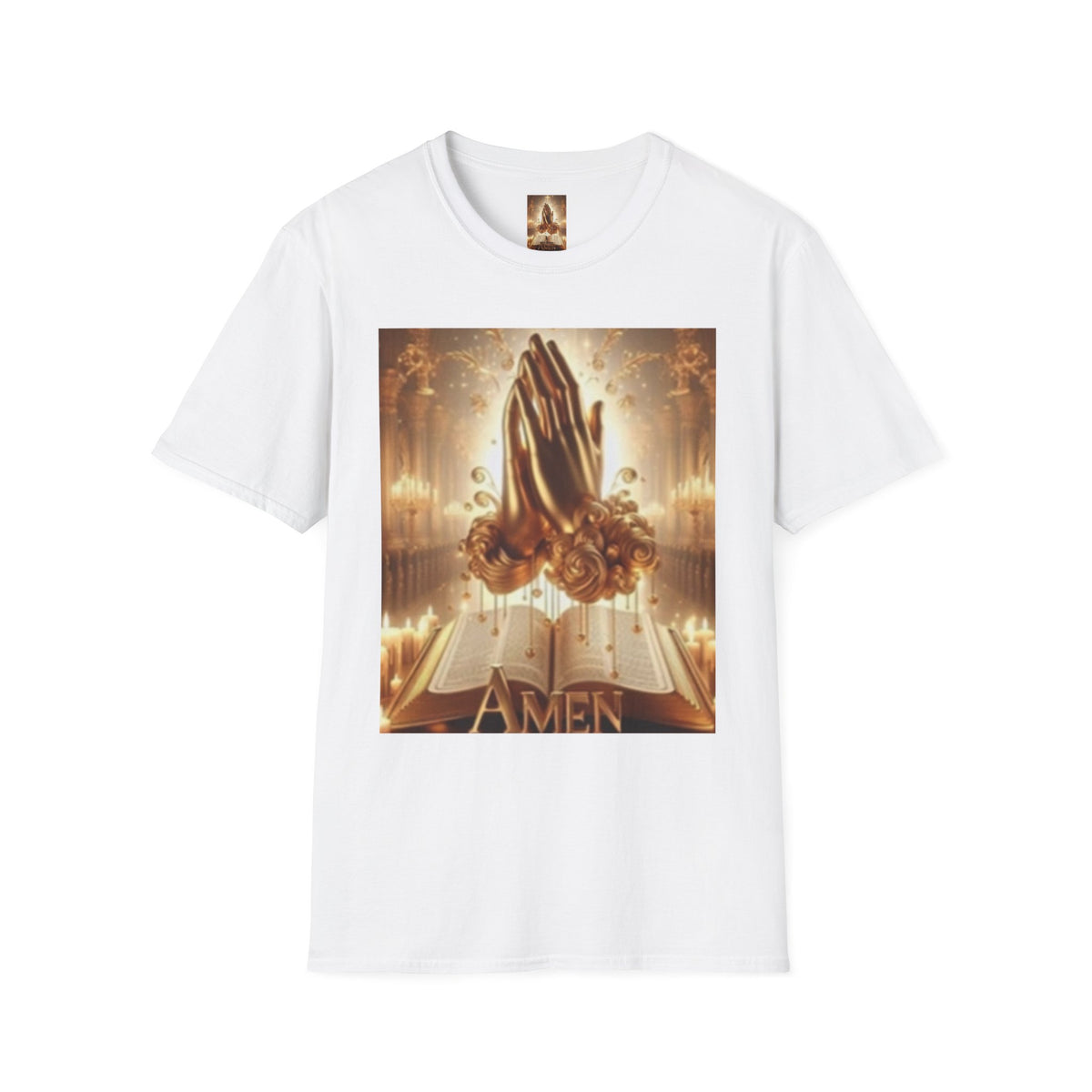 Prayer Hands T‑Shirt – "Amen" Spiritual Faith Tee