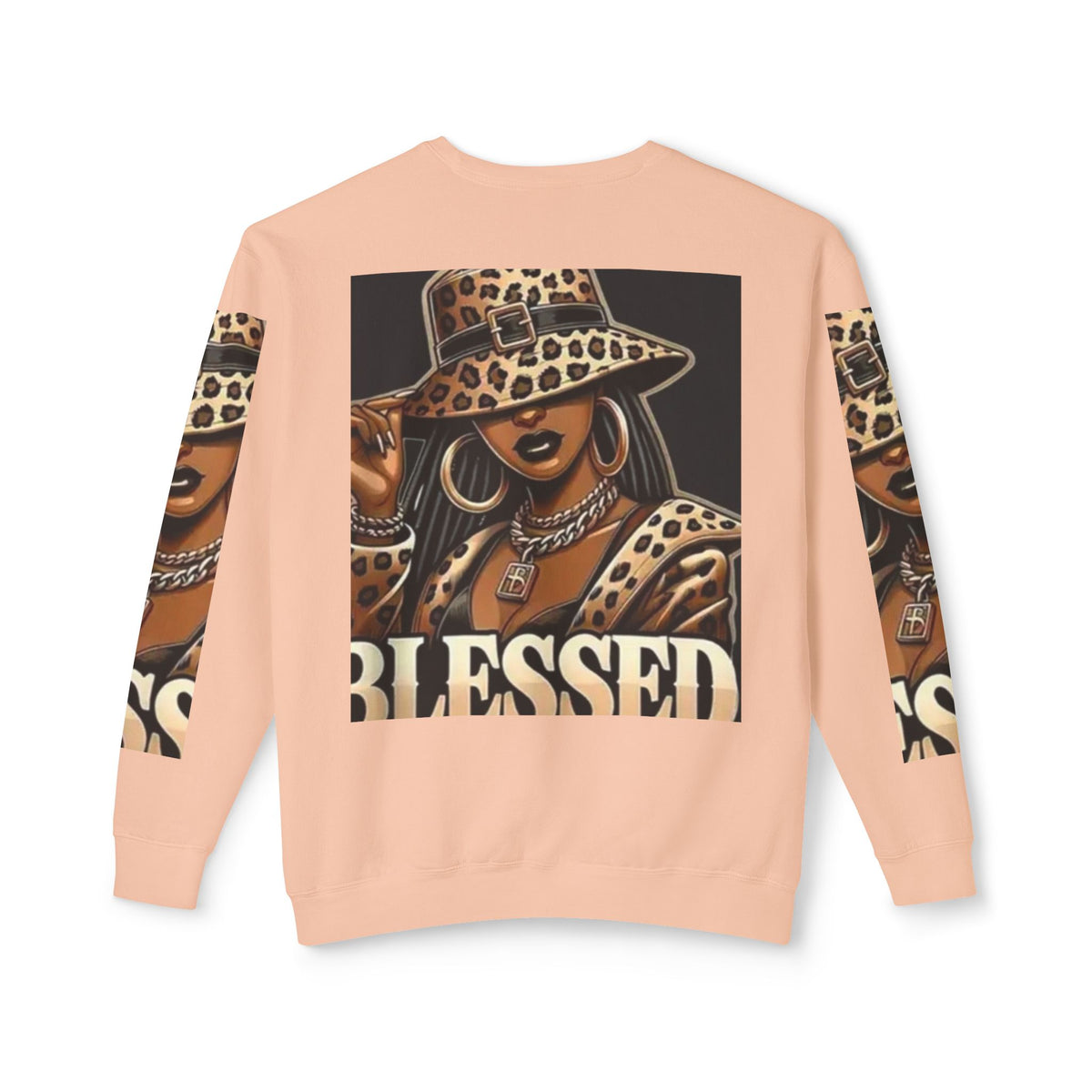 Blessed Leopard Femme Crewneck Sweatshirt