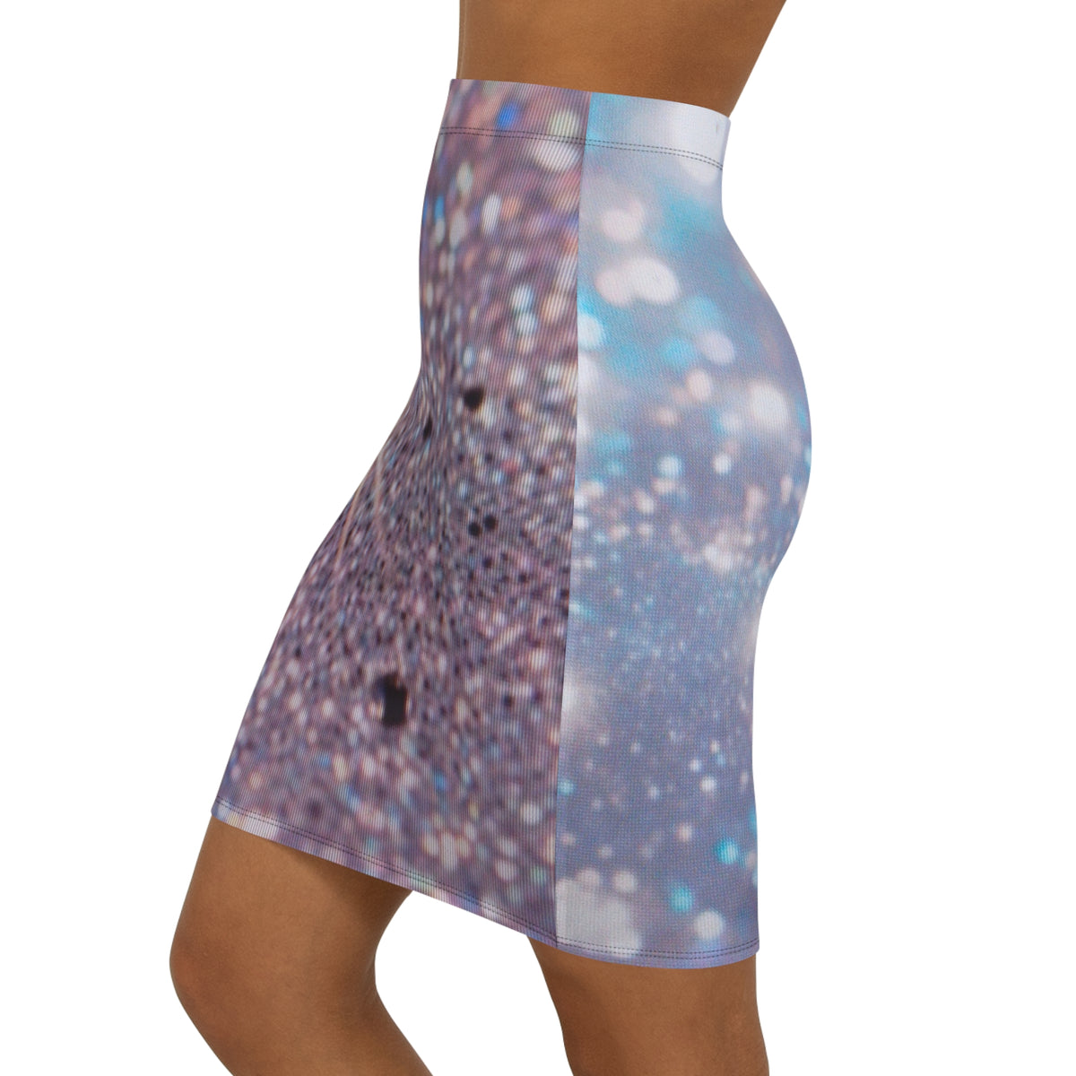Women's Mid-Waist Pencil Skirt (AOP)