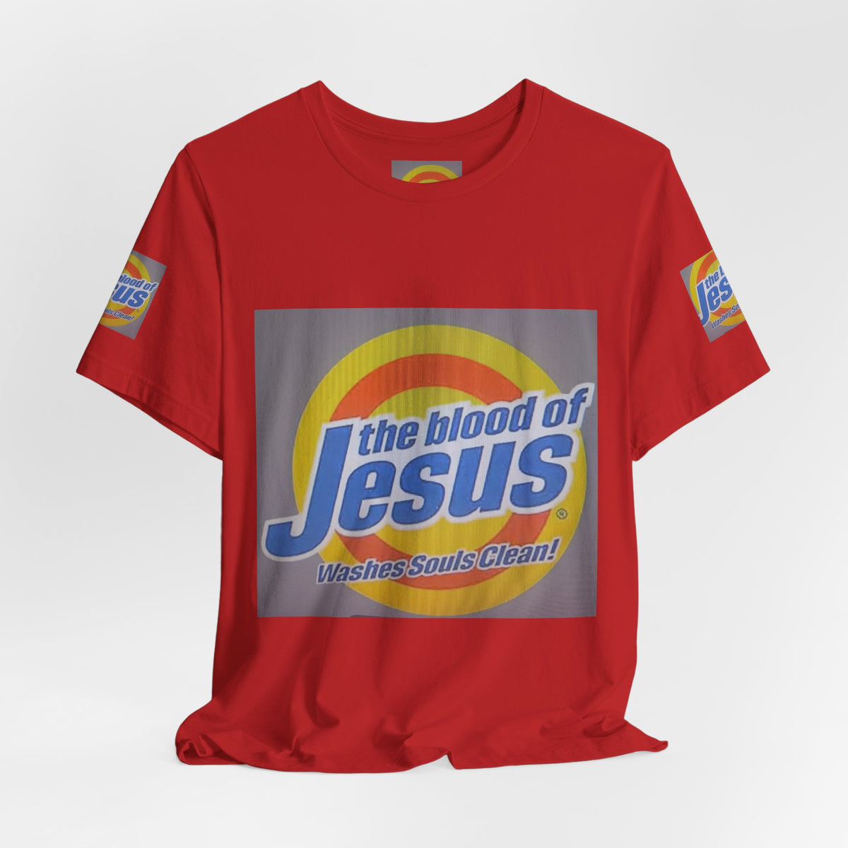 Christian T-Shirt - "The Blood of Jesus Washes Souls Clean" Graphic Tee