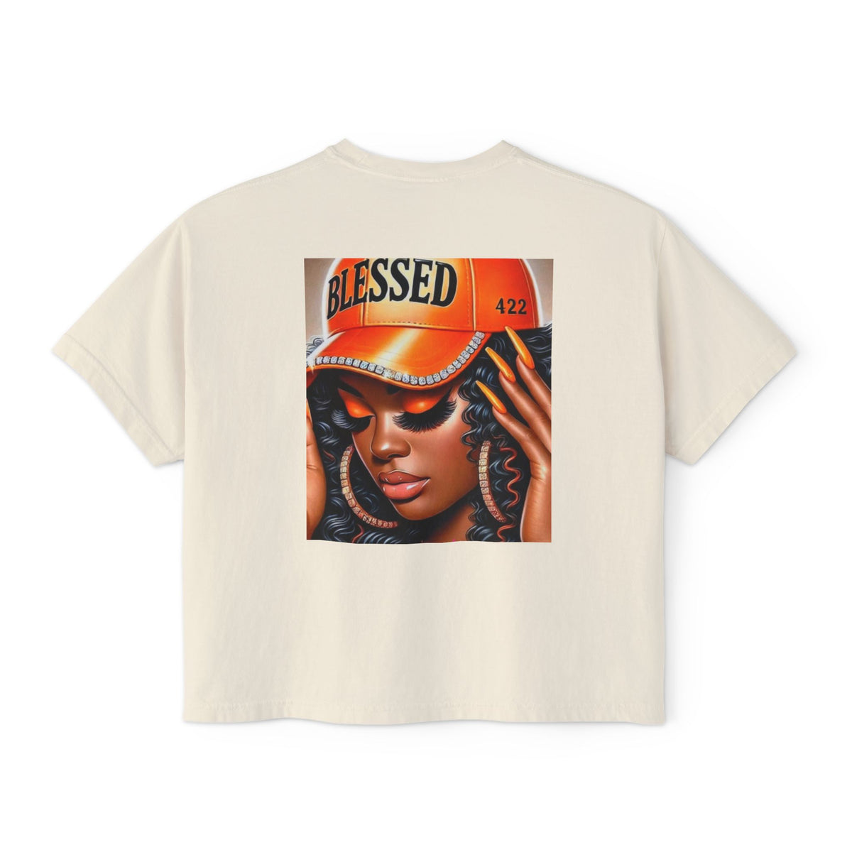 Blessed 422 Boxy Tee – Women’s Graphic Crop Shirt