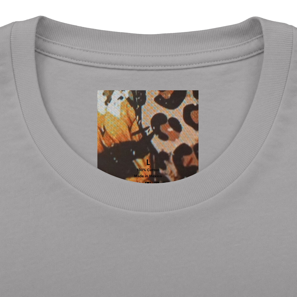 Christian Leopard Mug Graphic Tee — "Jesus Fills My Cup" Sunflower T-Shirt
