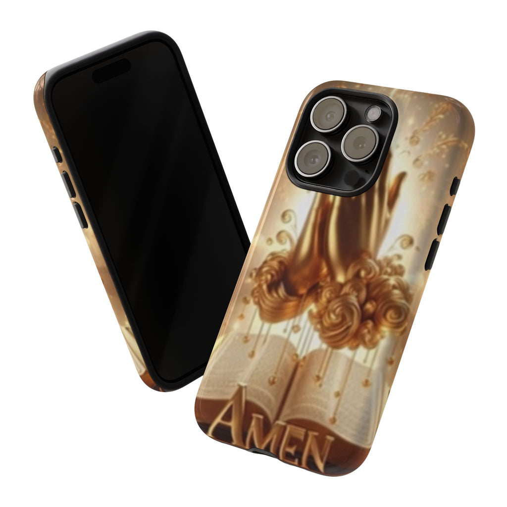 Prayer Hands 'Amen' Phone Case - Religious Christian iPhone Case