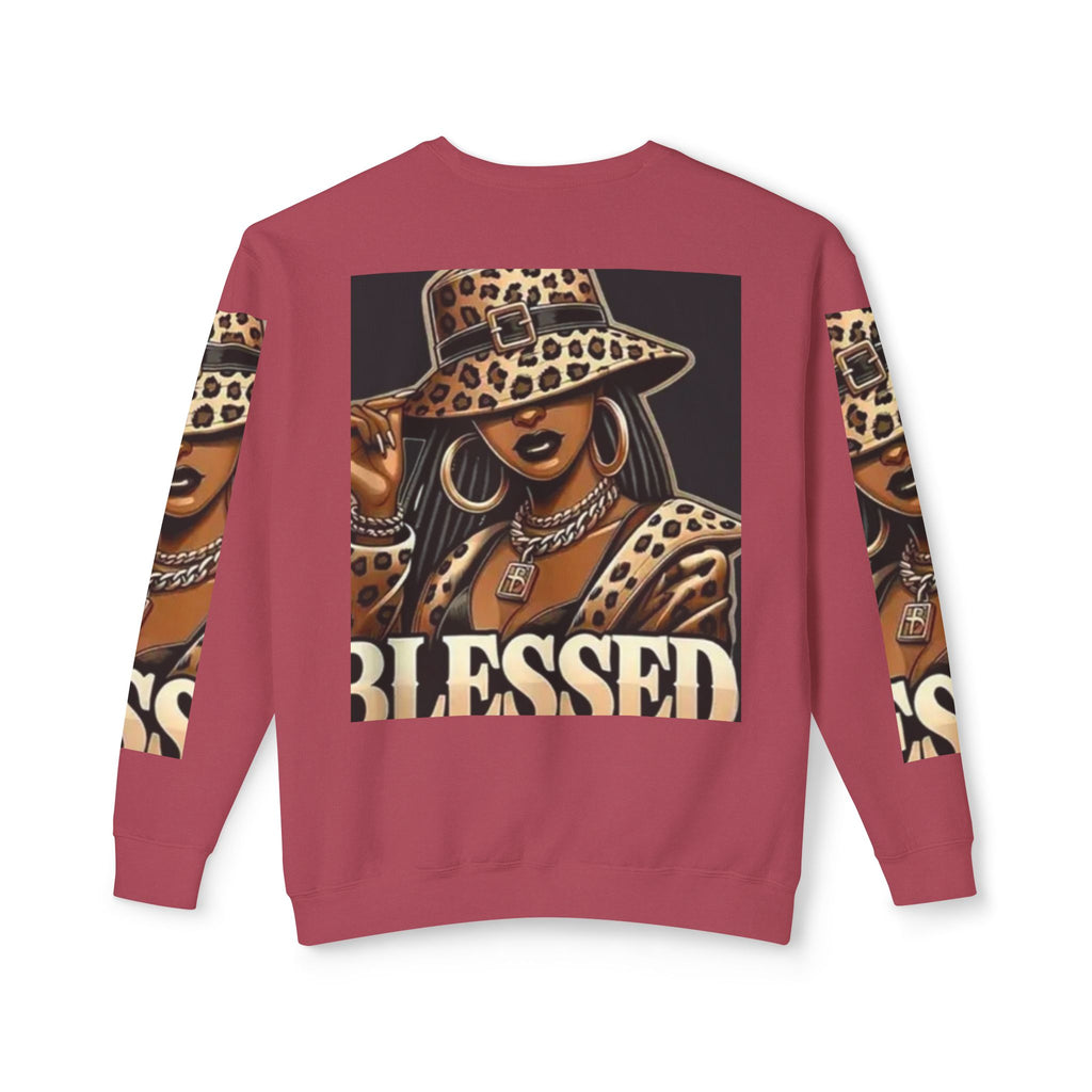 Blessed Leopard Femme Crewneck Sweatshirt