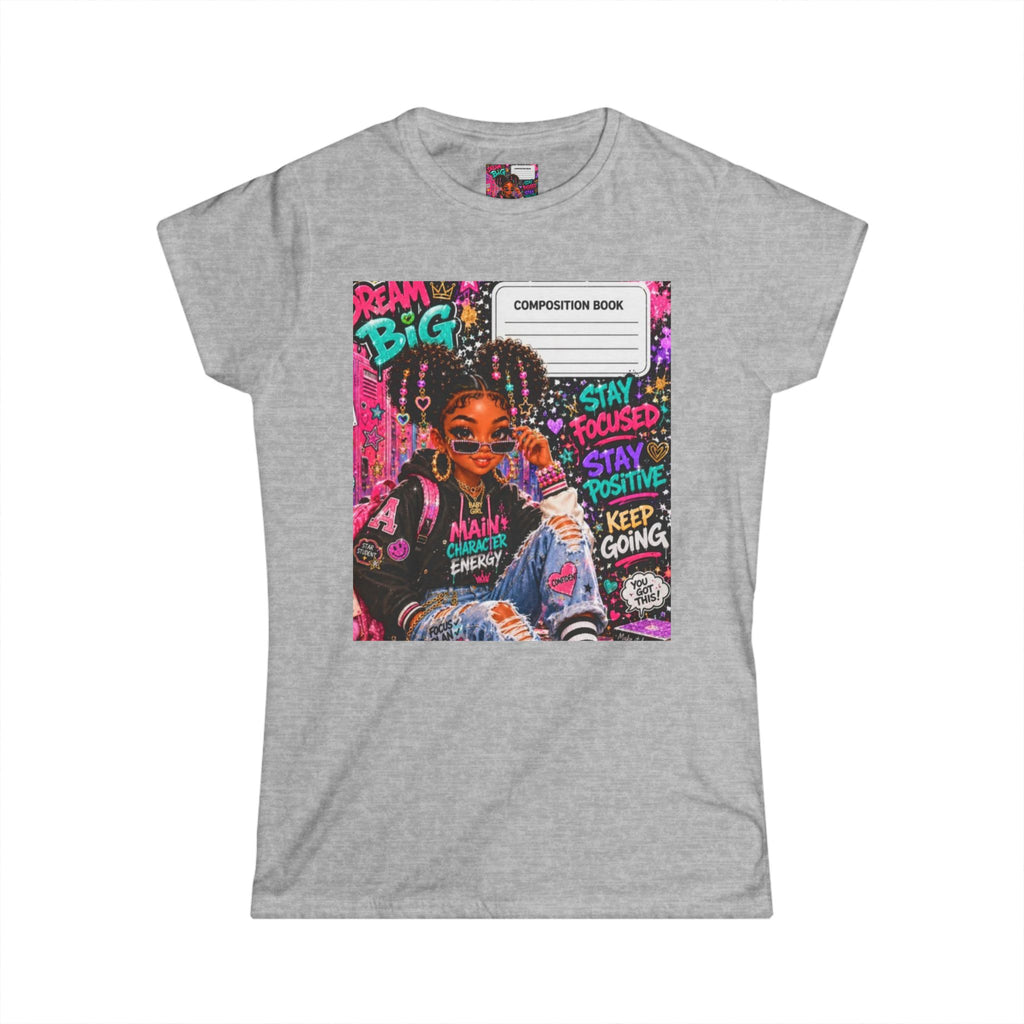 Women's Tee - Blank White Softstyle T‑Shirt (Everyday Casual Staple)
