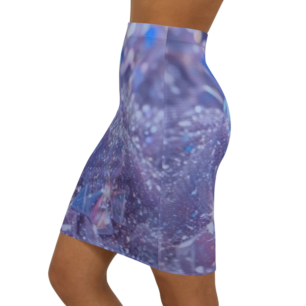 Women's Mid-Waist Pencil Skirt (AOP)