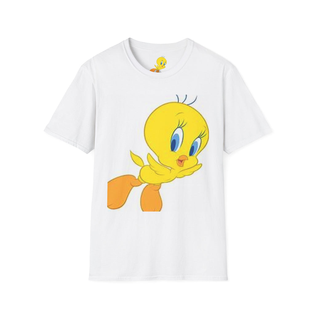 Cartoon Yellow Bird T-Shirt — Cute Tweety Graphic Tee