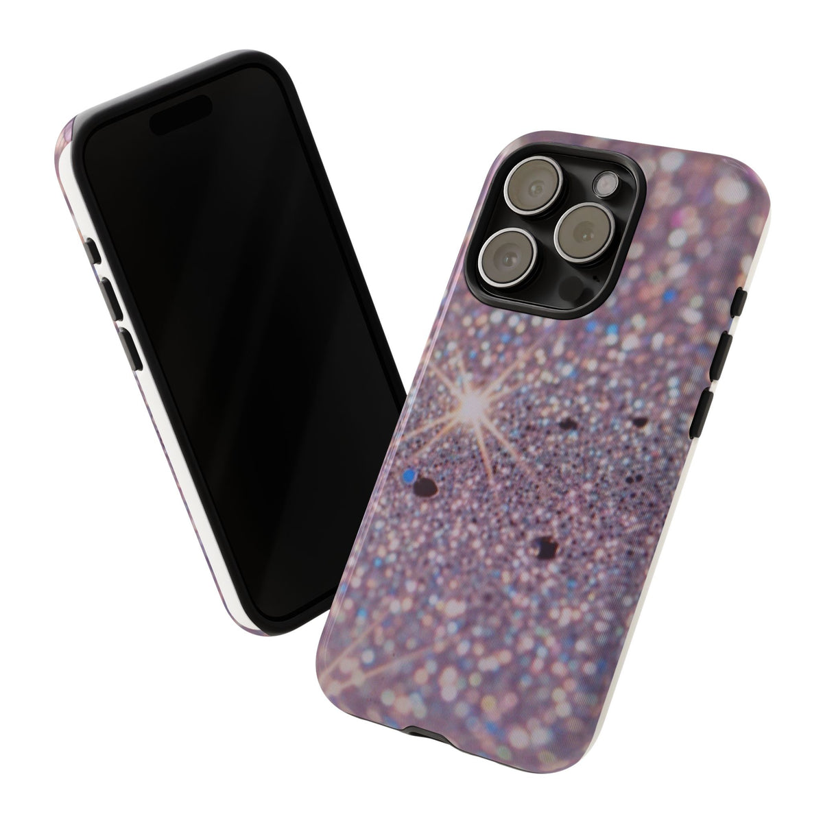 Sparkling Pink Glitter Tough Phone Case