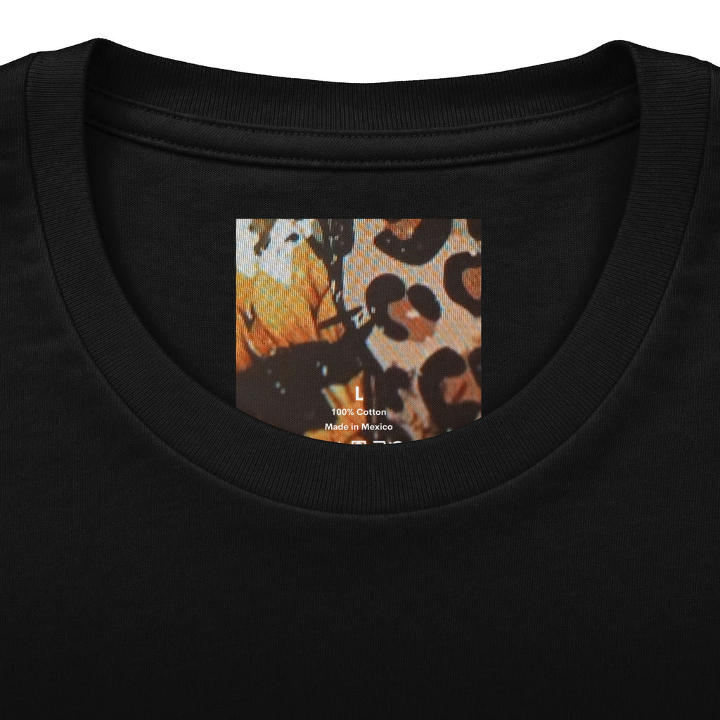 Christian Leopard Mug Graphic Tee — "Jesus Fills My Cup" Sunflower T-Shirt