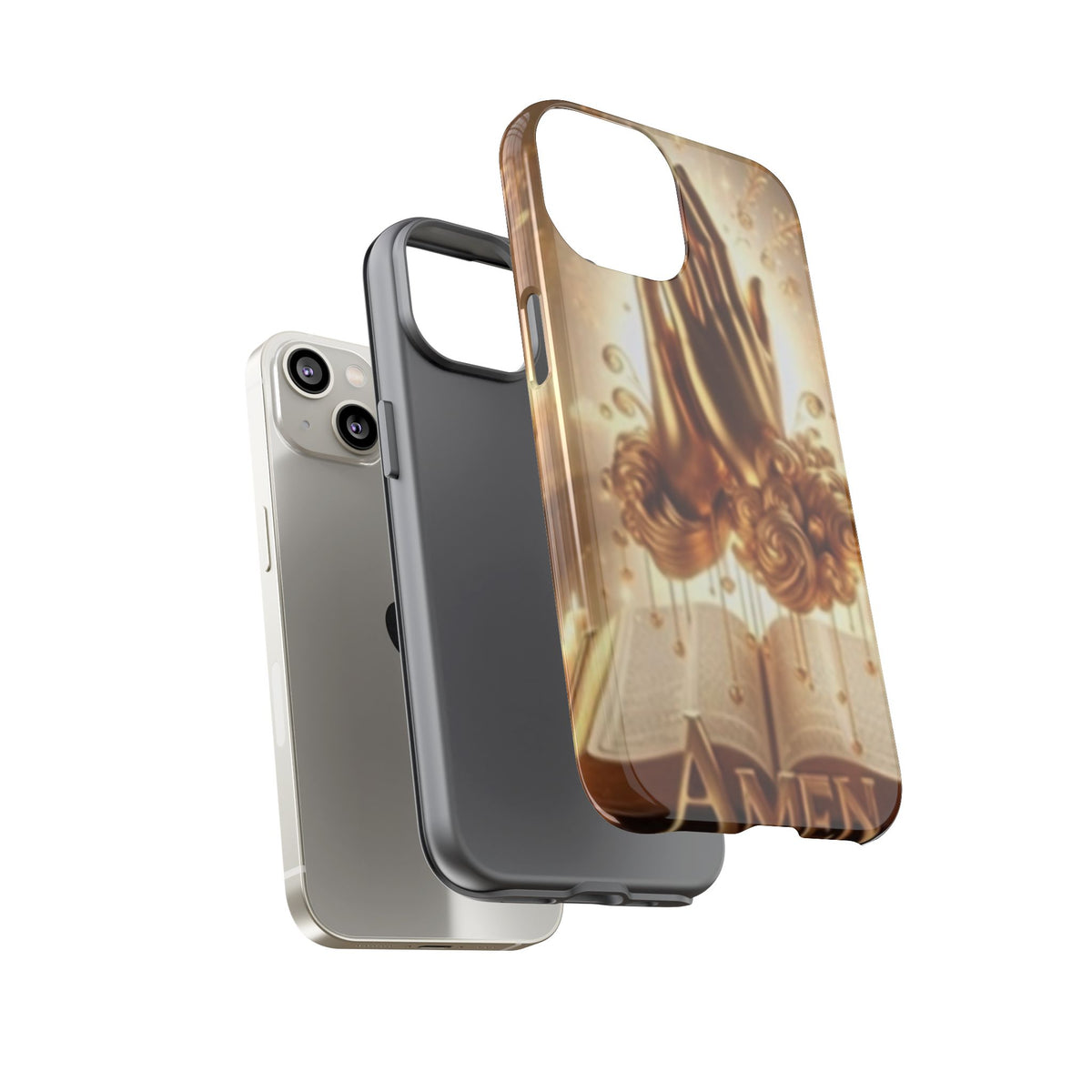 Prayer Hands 'Amen' Phone Case - Religious Christian iPhone Case