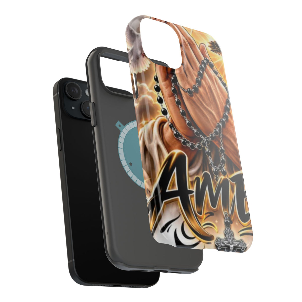 Praying Hands Rosary Magnetic Impact Phone Case