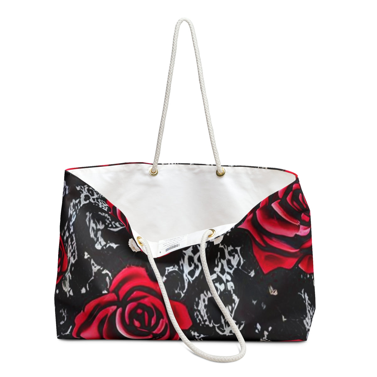 Red Rose Gothic Weekender Bag