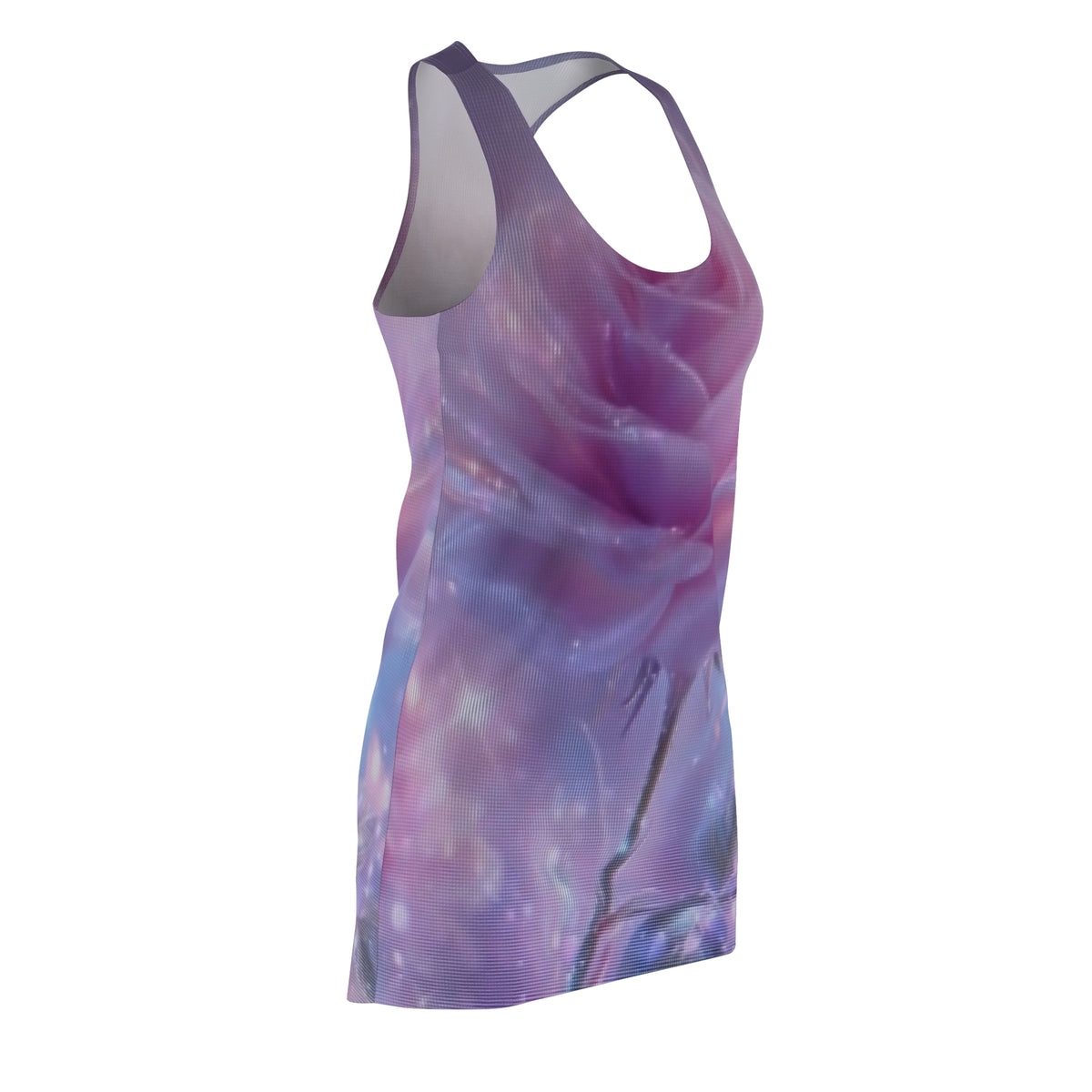 Racerback Dress — Dreamy Lavender Rose All-Over Print