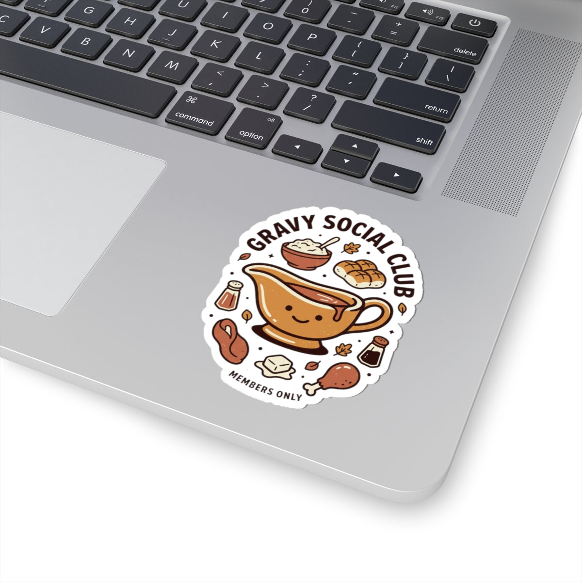 Gravy Social Club Sticker, Thanksgiving, Harvest Turkey Pie Autumn