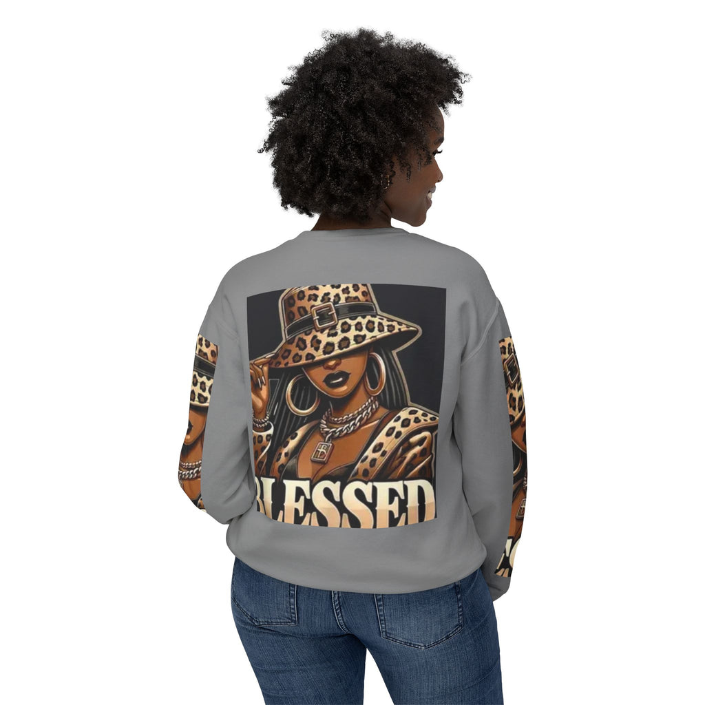 Blessed Leopard Femme Crewneck Sweatshirt