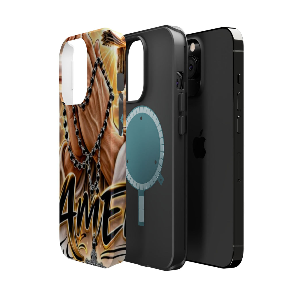 Praying Hands Rosary Magnetic Impact Phone Case