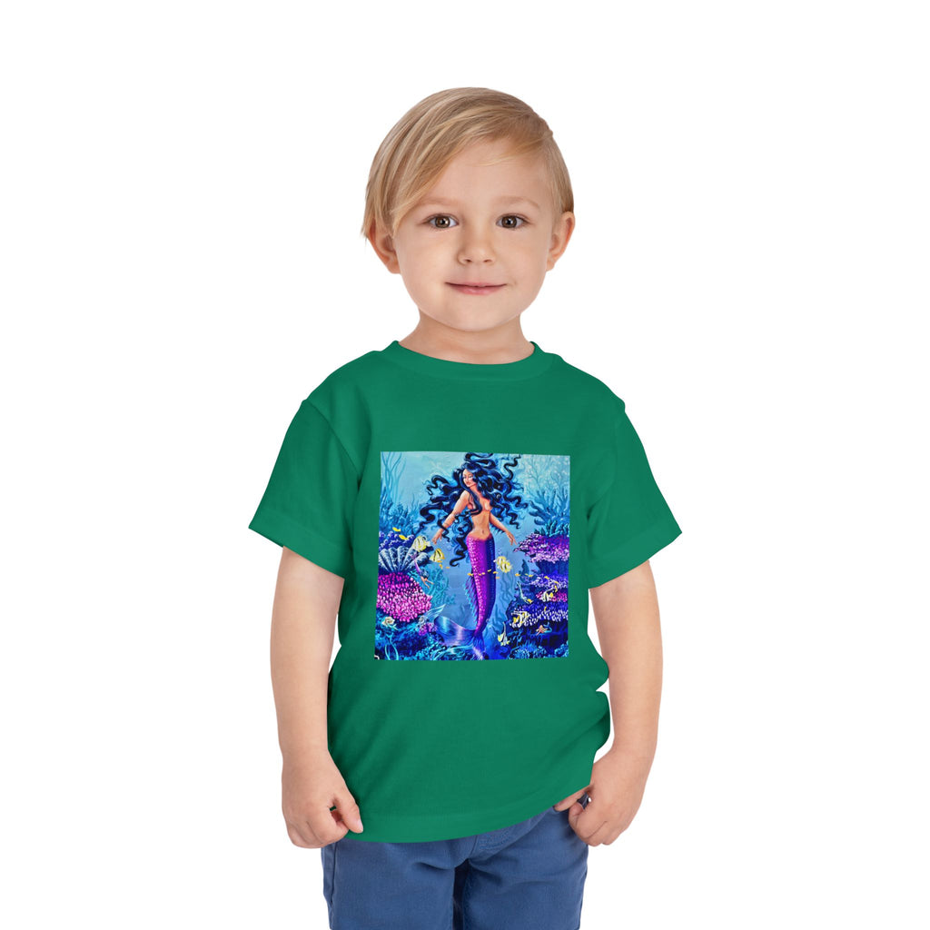 Mermaid Toddler Tee — Colorful Underwater Ocean Playtop