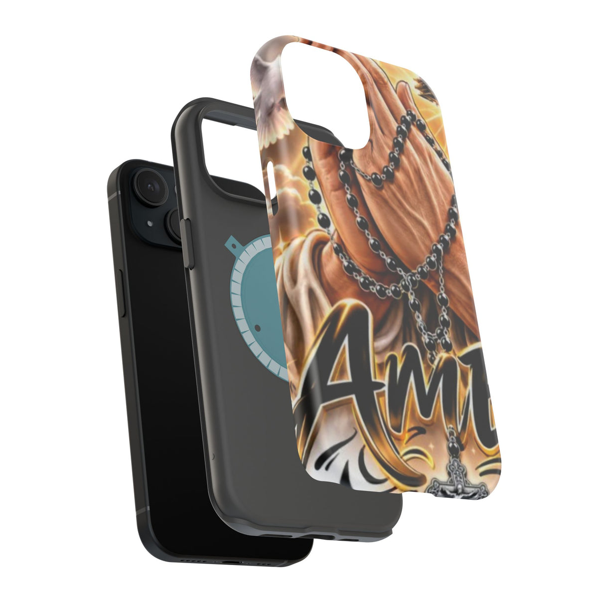 Praying Hands Rosary Magnetic Impact Phone Case