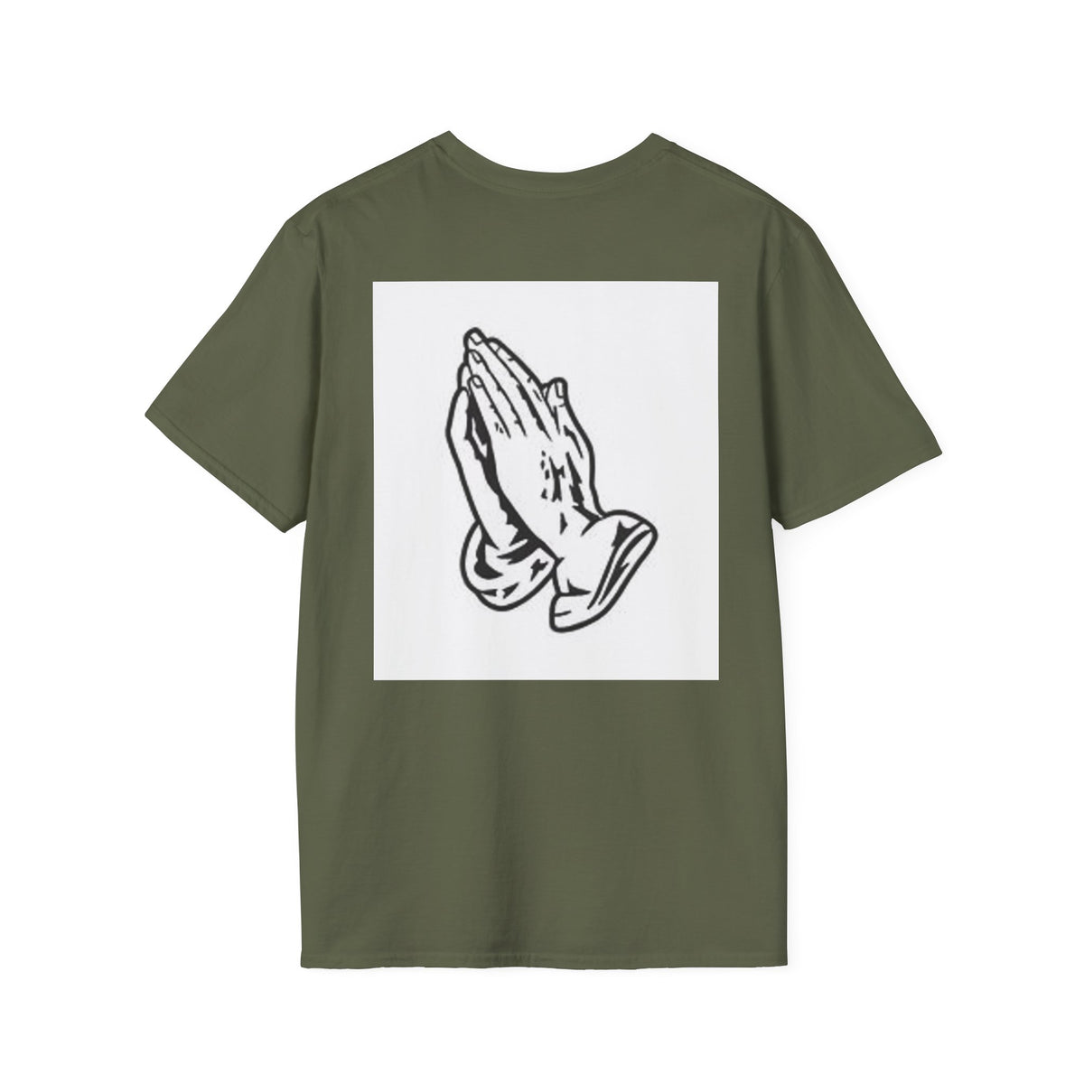 Praying Hands T-Shirt — Vintage Prayer Graphic Tee for Faith & Spiritual Style